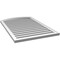 Ekena Millwork Arch Top Surface Mount PVC Gable Vent: Non-Functional, w/2"W x 1-1/2"P Brickmould Frame, 28"W x 40"H GVPAR28X4002SN - alternate 5